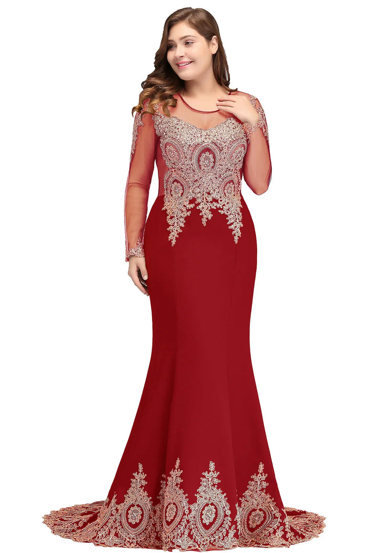 Illusion Tulle Lace Women's Prom Party Dress | All For Me Today