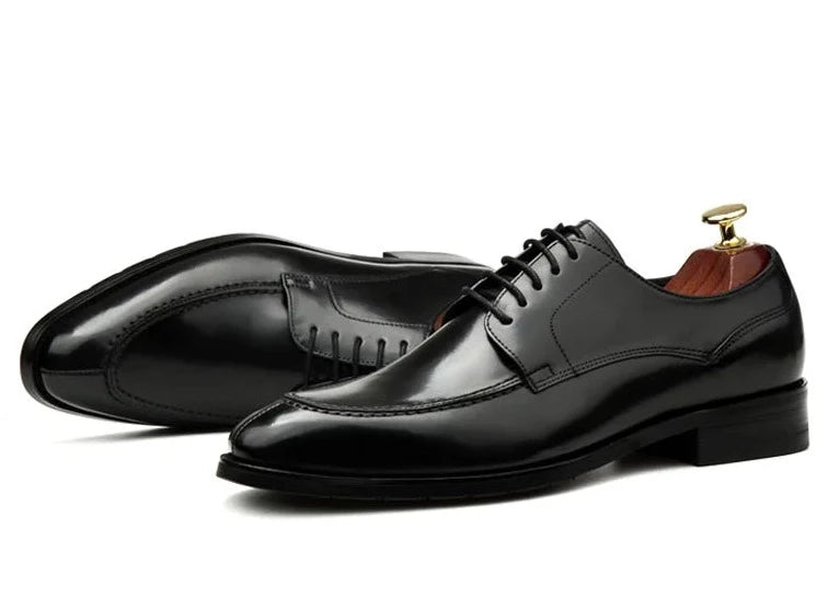 Lace-Up Pointed Toe Men's Oxford Shoes | All For Me Today