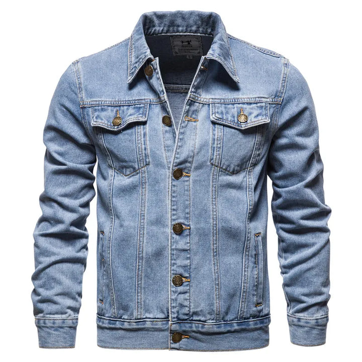 Lapel Color Men's Denim Jackets | All For Me Today