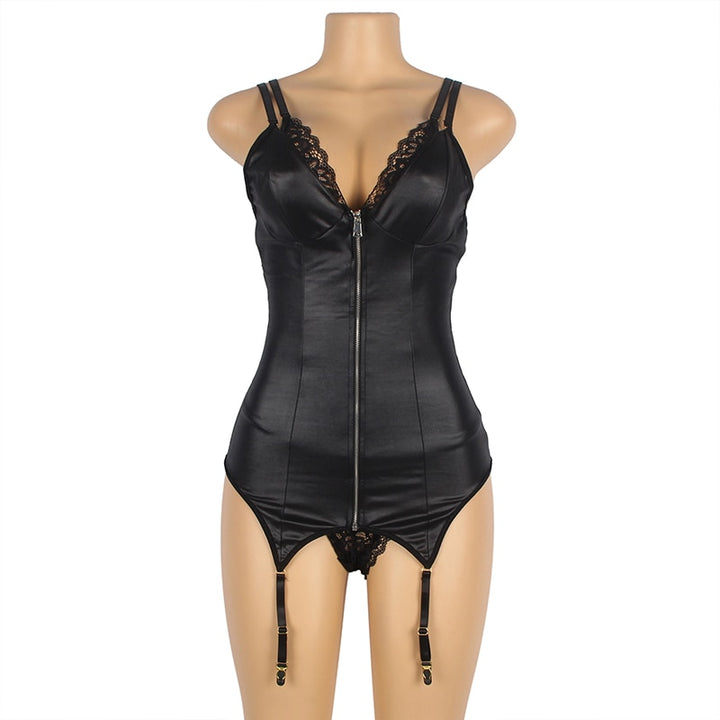 Leotard Shiny Women's Bodycon Mini Lingerie | All For Me Today