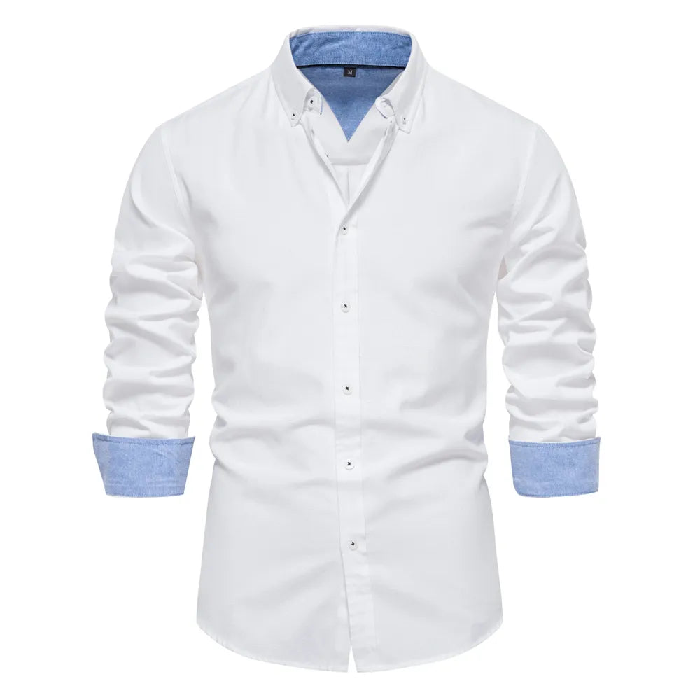 Long Sleeve Men's Business Casual Shirts | All For Me Today