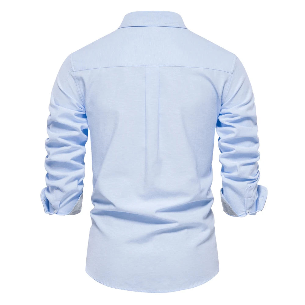 Long Sleeve Men's Business Casual Shirts | All For Me Today