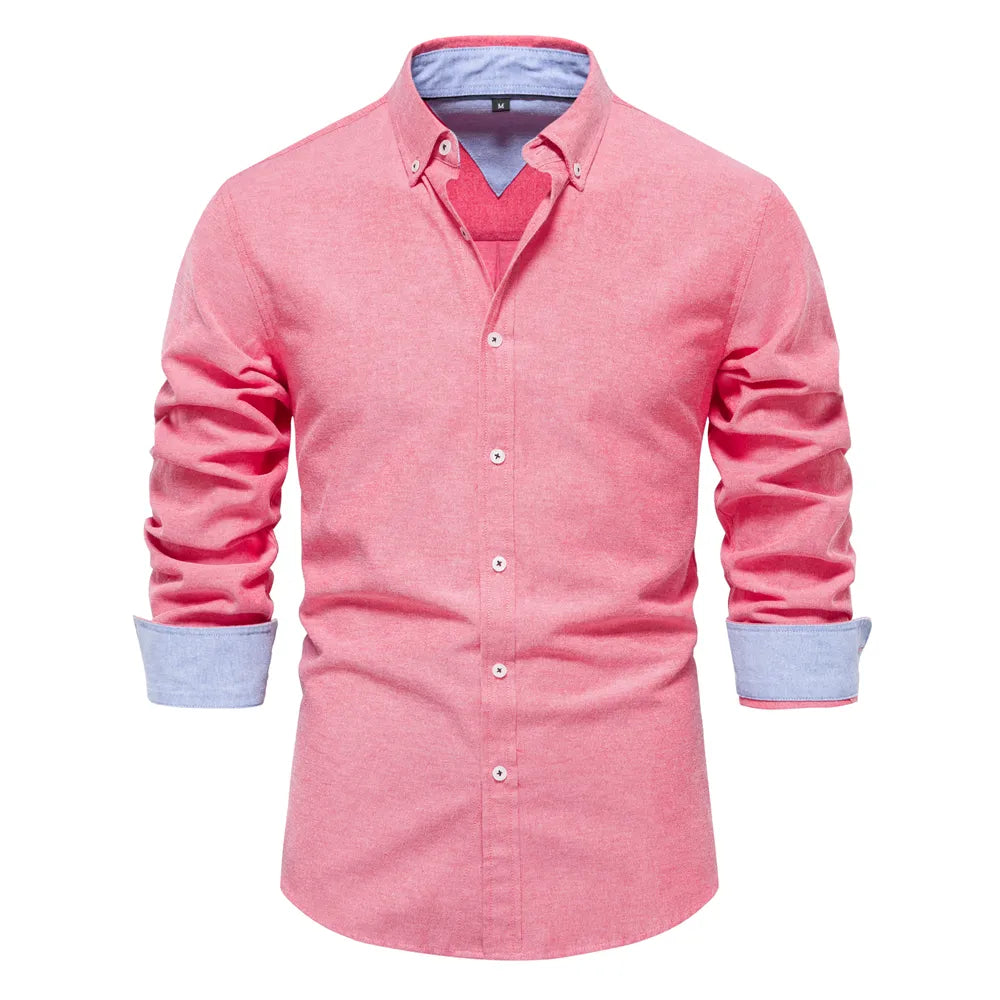 Long Sleeve Men's Business Casual Shirts | All For Me Today