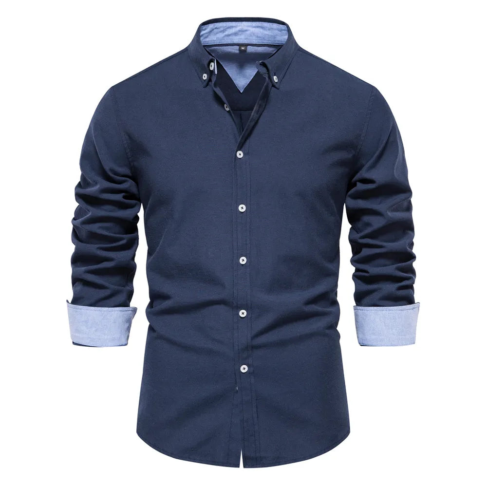 Long Sleeve Men's Business Casual Shirts | All For Me Today