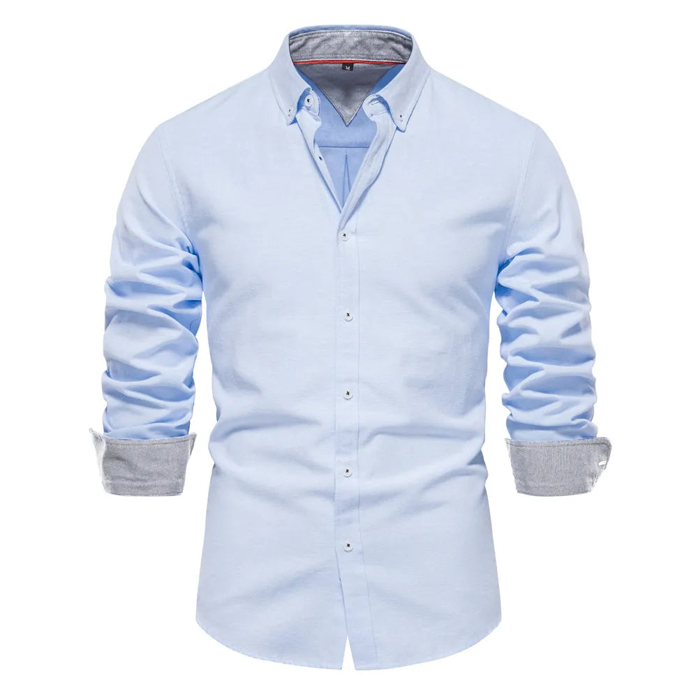 Long Sleeve Men's Business Casual Shirts | All For Me Today