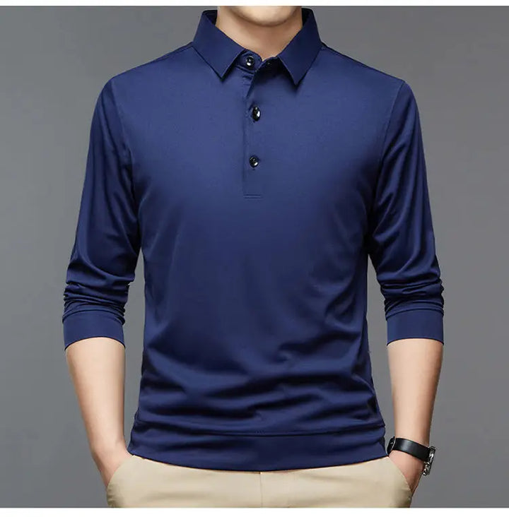 Long Sleeves Men's Polo T-Shirt | All For Me Today