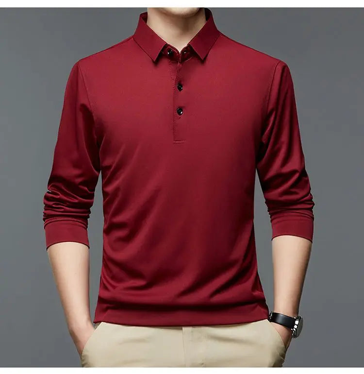 Long Sleeves Men's Polo T-Shirt | All For Me Today