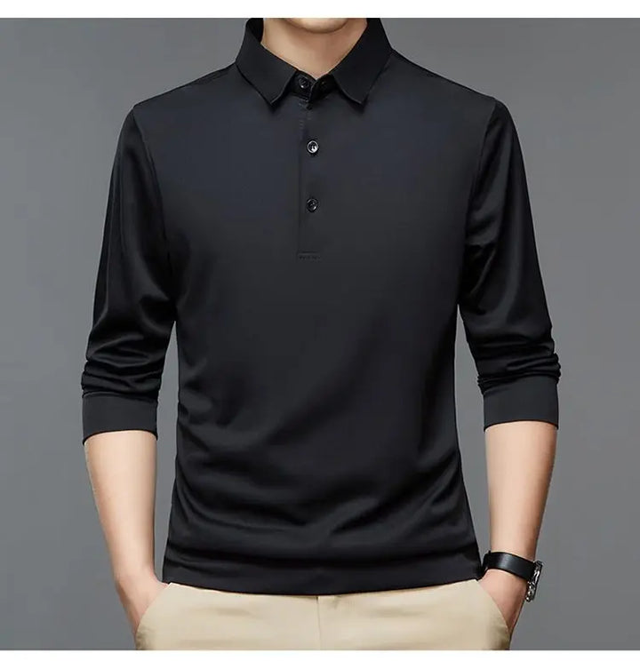 Long Sleeves Men's Polo T-Shirt | All For Me Today