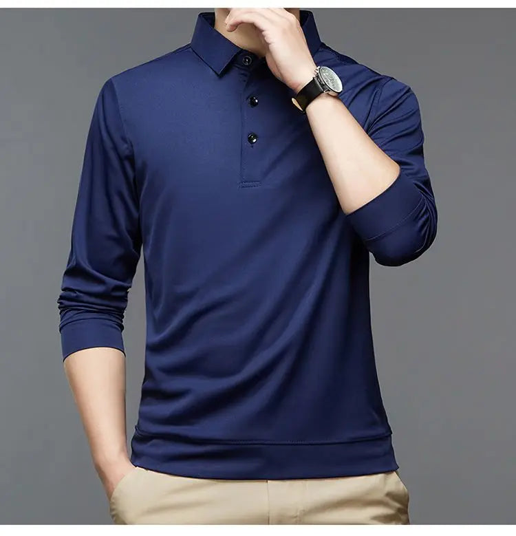 Long Sleeves Men's Polo T-Shirt | All For Me Today