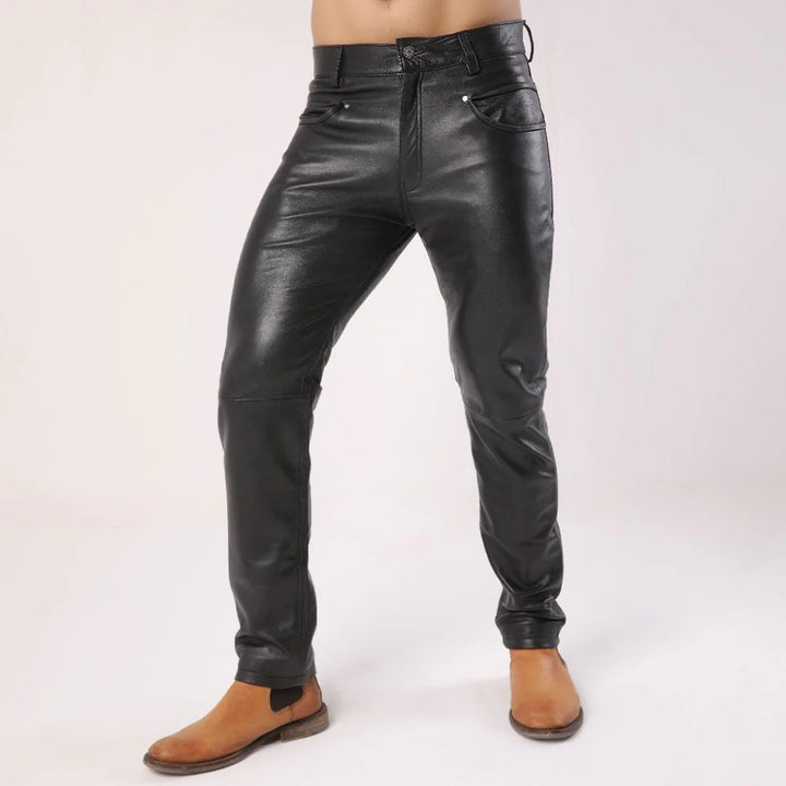 Black Sheep Leather Men's Biker Stylish Pants| All For Me Today