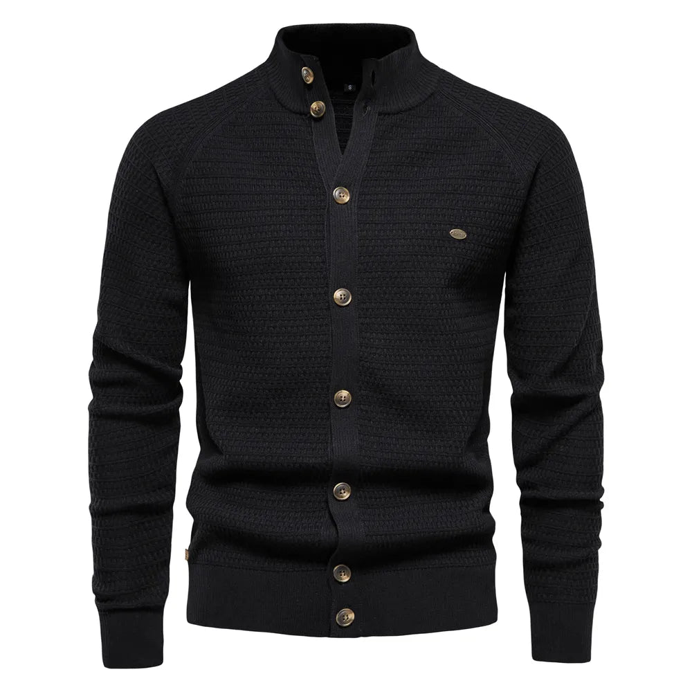 Mock Neck Men's Cardigans Sweater | All For Me Today