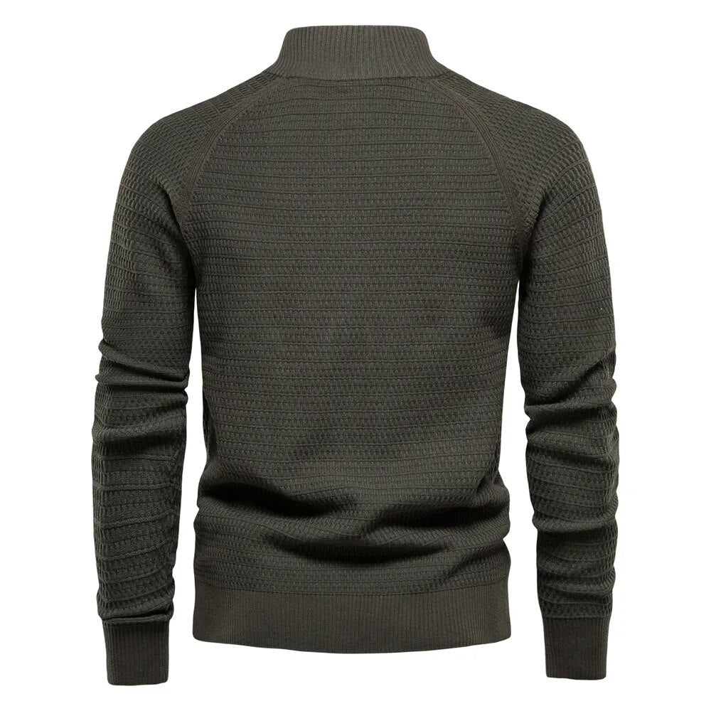 Mock Neck Men's Cardigans Sweater | All For Me Today