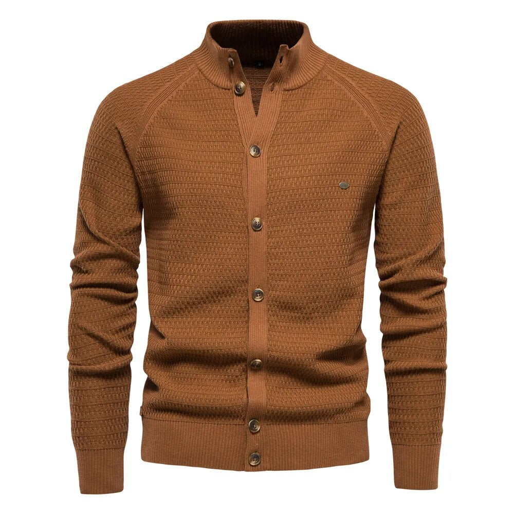 Mock Neck Men's Cardigans Sweater | All For Me Today