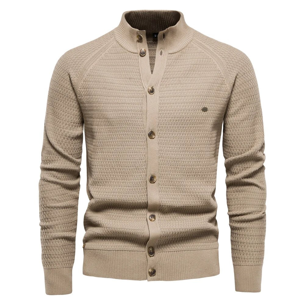 Mock Neck Men's Cardigans Sweater | All For Me Today