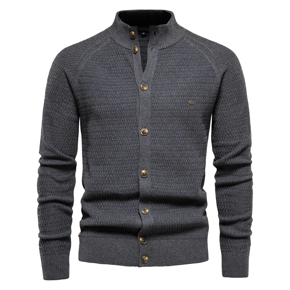 Mock Neck Men's Cardigans Sweater | All For Me Today