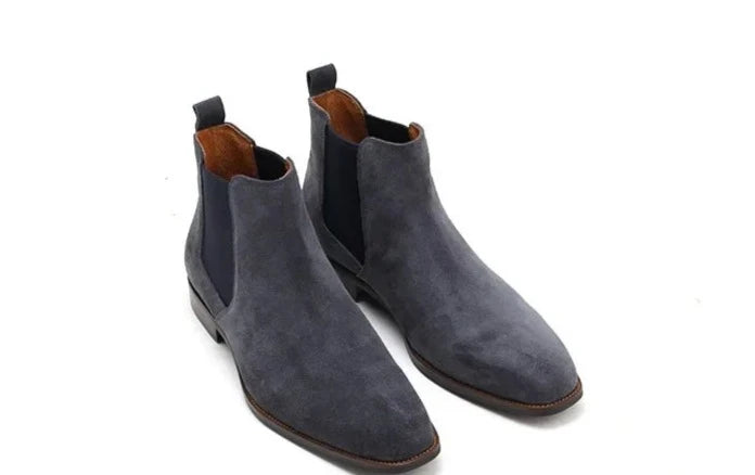 Non-Slip Cow Suede Men's Chelsea Boots | All For Me Today