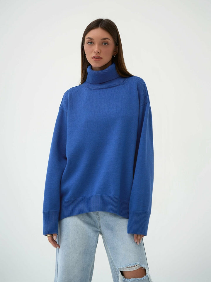 Oversized Women's Turtleneck Sweater | All For Me Today