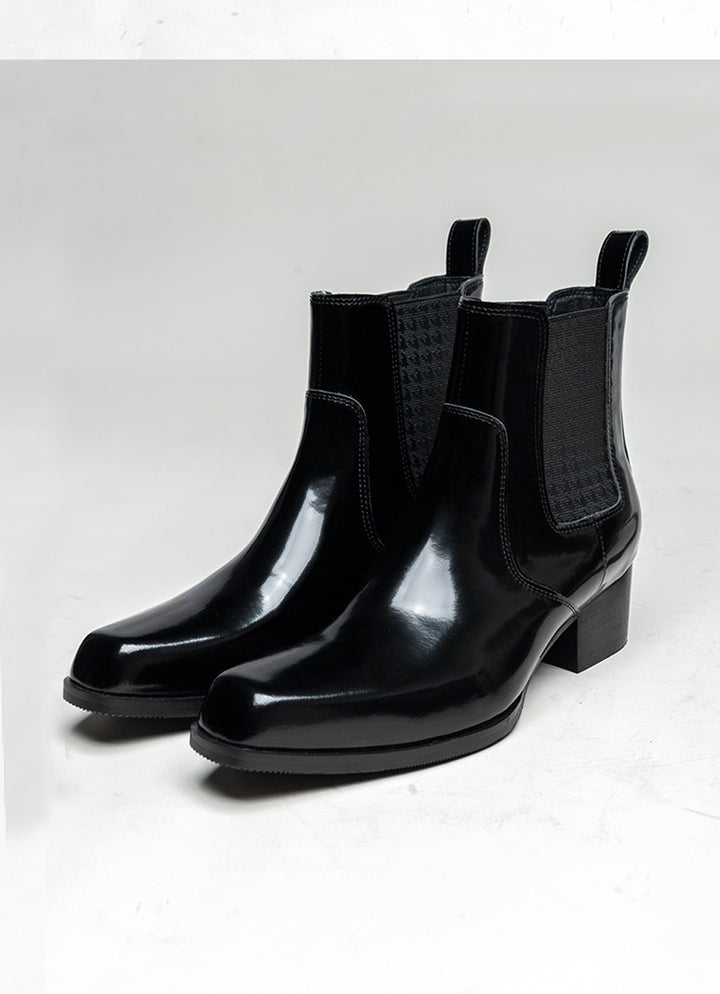 Patent Leather Chelsea Boots | All For Me Today