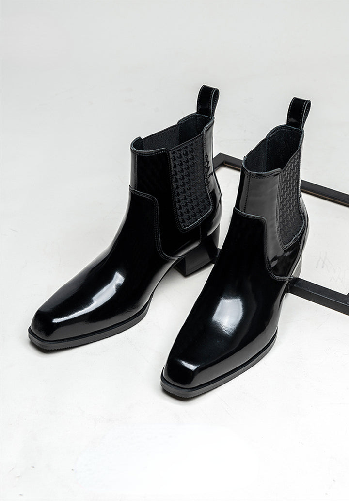 Patent Leather Chelsea Boots | All For Me Today