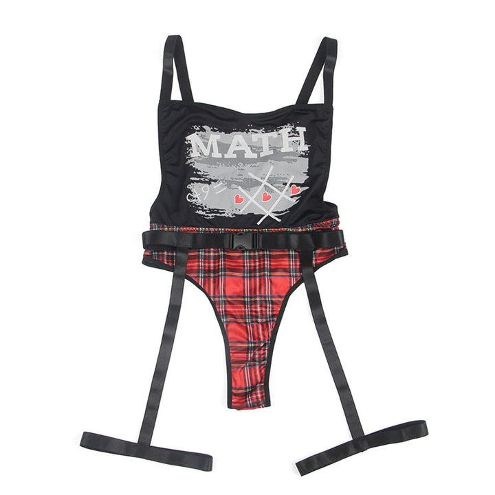 Plaid Cosplay Plus Size Women's Lingerie | All For Me Today