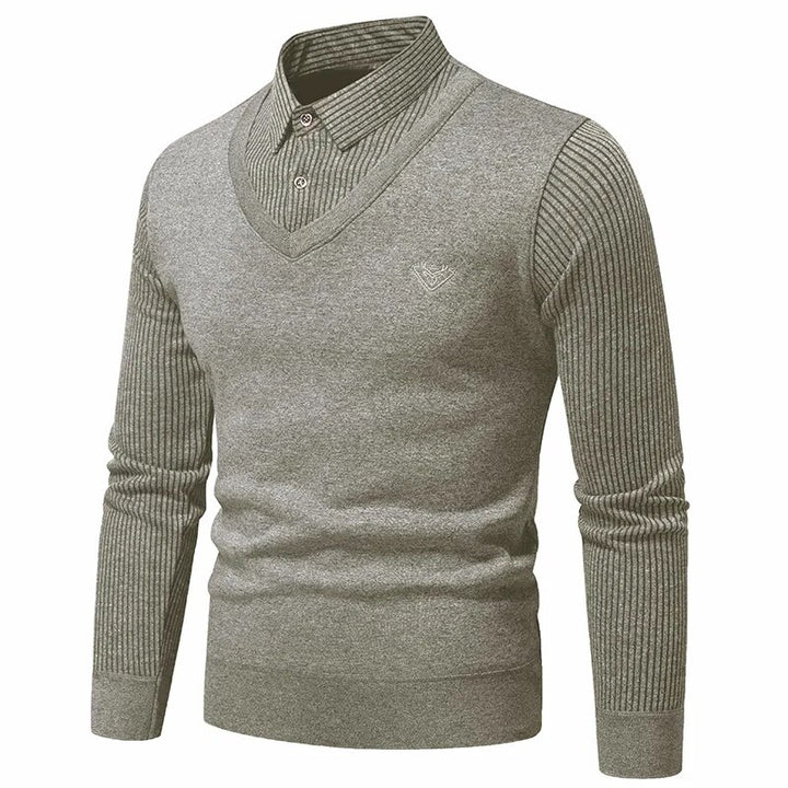 Polo Collar Men's Slim Fit Sweater | All For Me Today