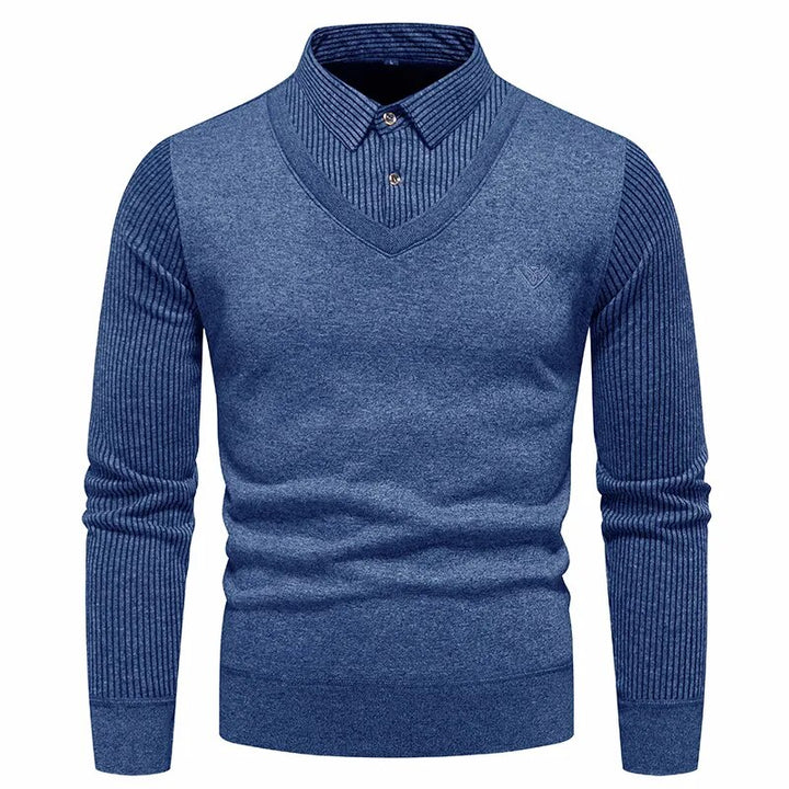 Polo Collar Men's Slim Fit Sweater | All For Me Today