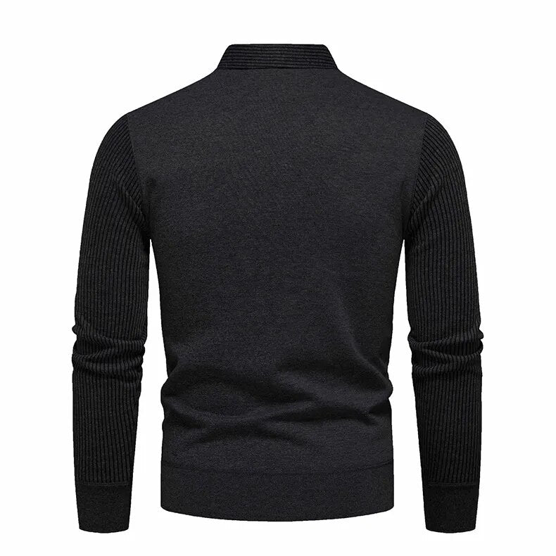 Polo Collar Men's Slim Fit Sweater | All For Me Today