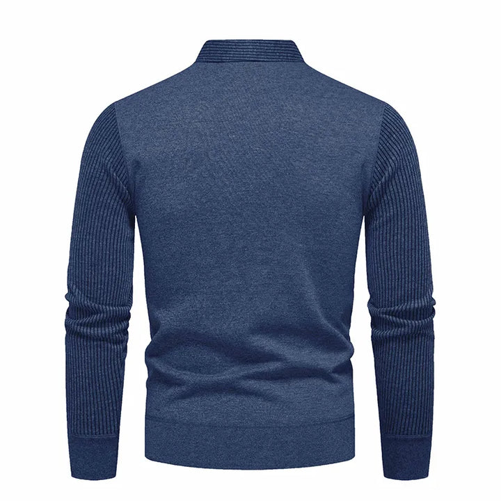 Polo Collar Men's Slim Fit Sweater | All For Me Today