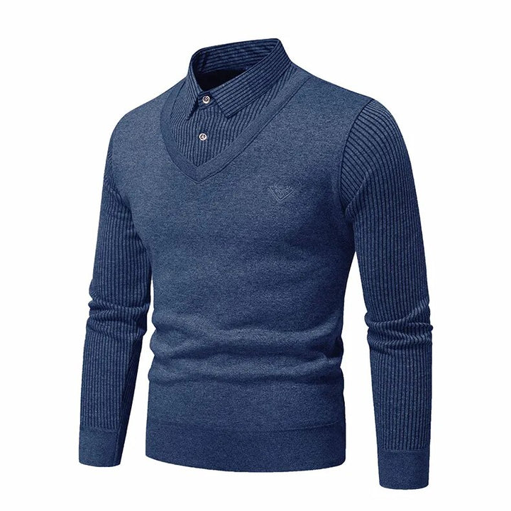 Polo Collar Men's Slim Fit Sweater | All For Me Today