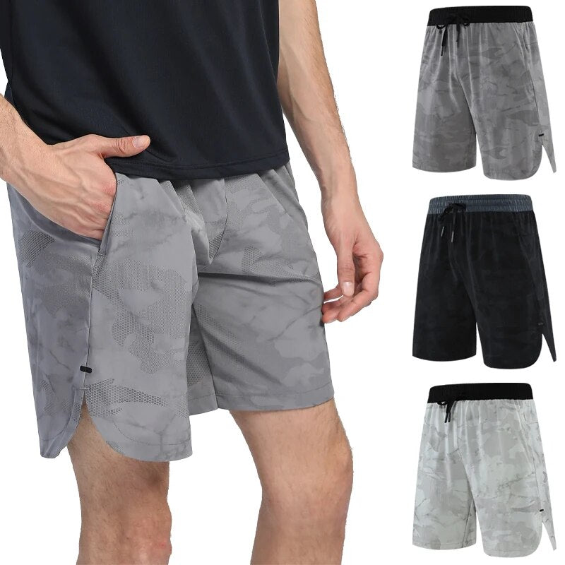 Quick-Dry Men's Camouflage Fitness Shorts | All For Me Today