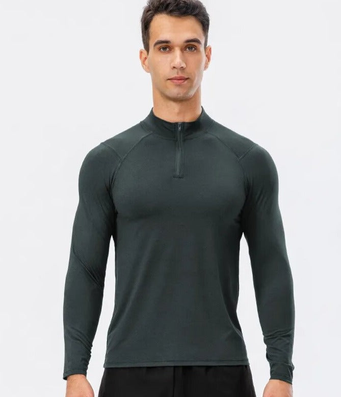 Quick-Dry Men's Slim-Fit Running Top | All For Me Today