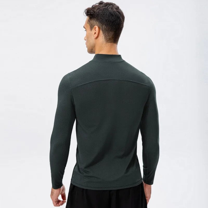 Quick-Dry Men's Slim-Fit Running Top | All For Me Today