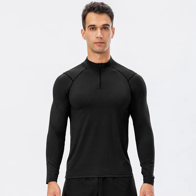 Quick-Dry Men's Slim-Fit Running Top | All For Me Today