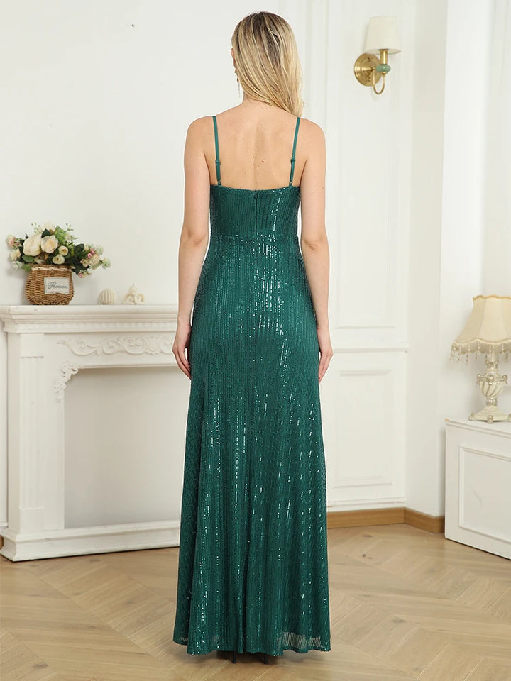 Ready For The Night Green Sequins Women's Party Dress | All For Me Today