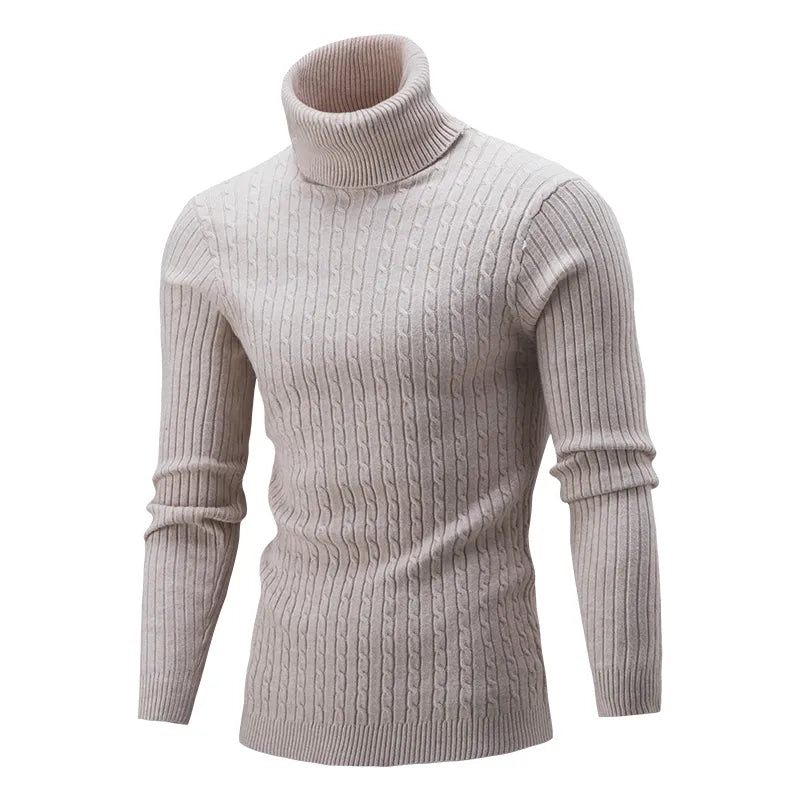 Roll Neck Men's Viscose Sweater | All For Me Today