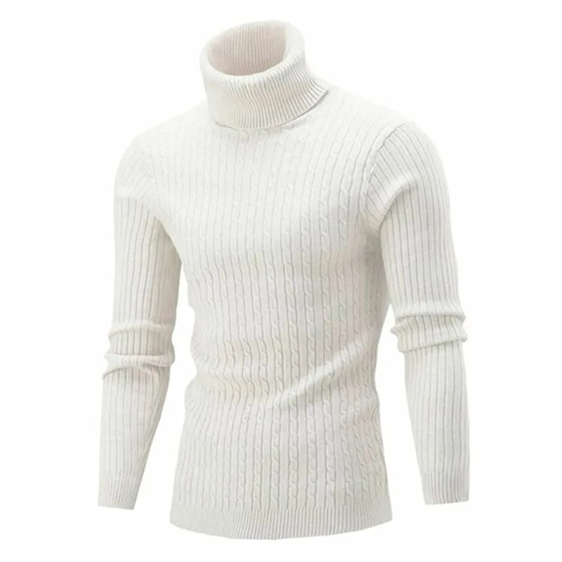 Roll Neck Men's Viscose Sweater | All For Me Today