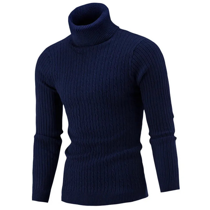 Roll Neck Men's Viscose Sweater | All For Me Today