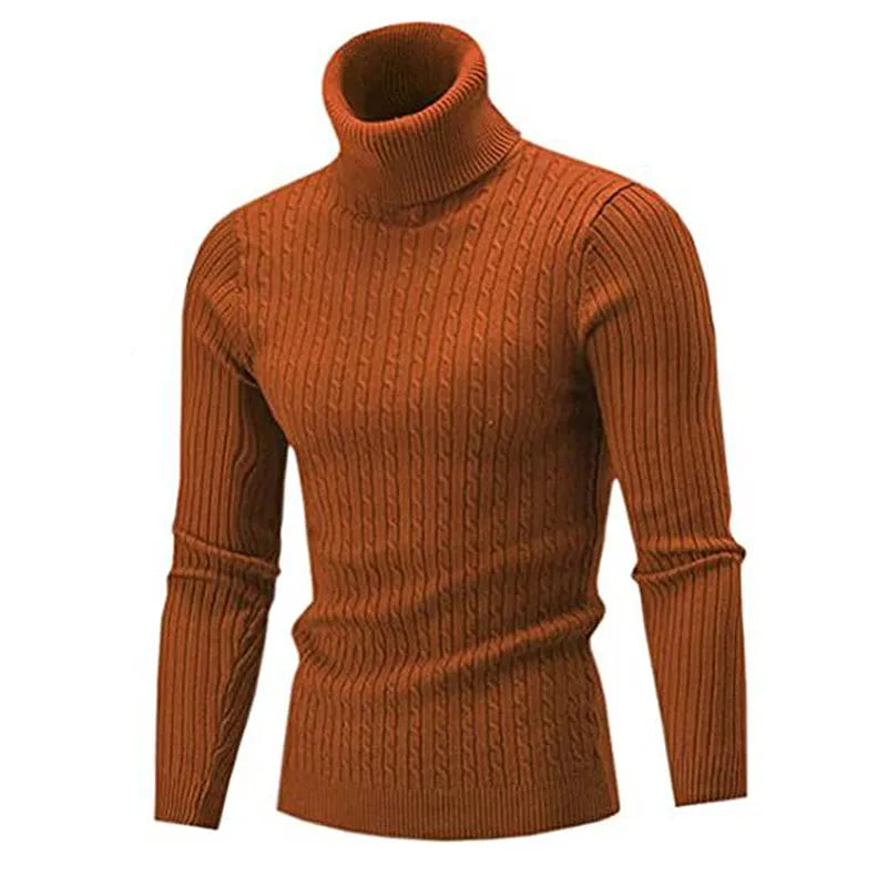 Roll Neck Men's Viscose Sweater | All For Me Today