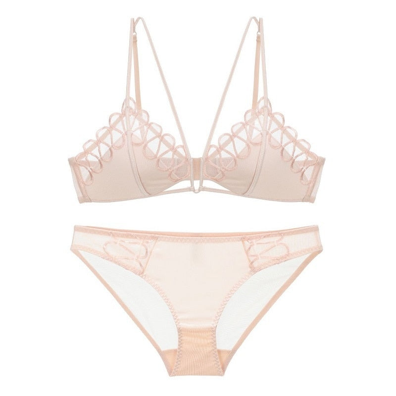 Romantic Embroidered Women's Lingerie Set | All For Me Today