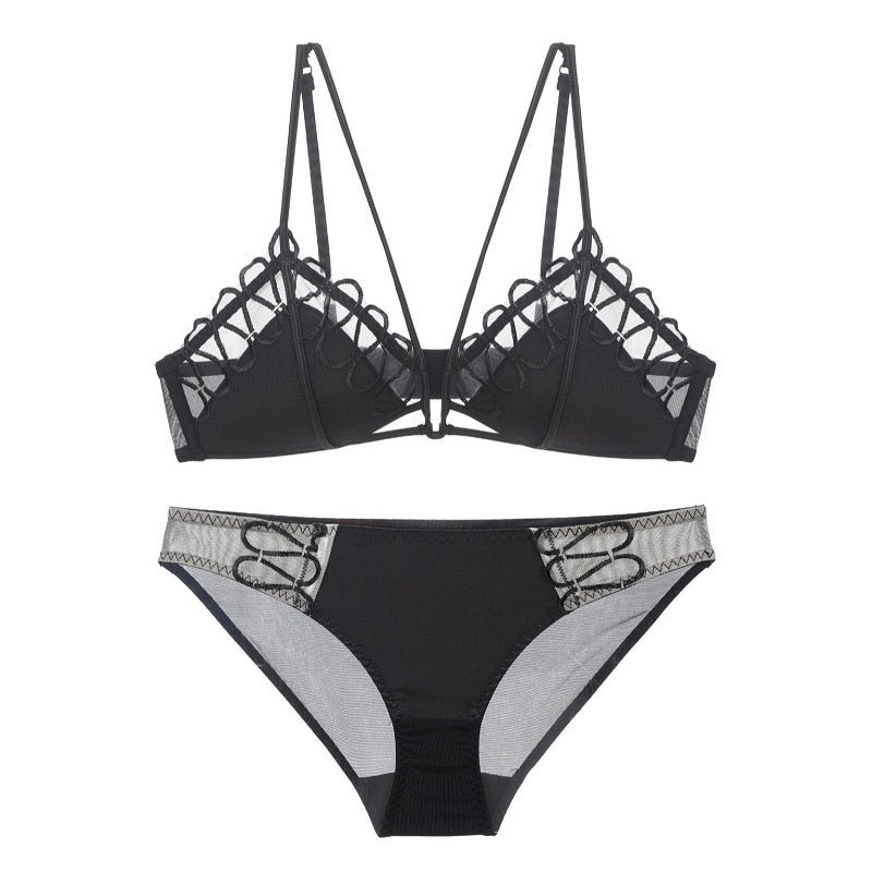 Romantic Embroidered Women's Lingerie Set | All For Me Today