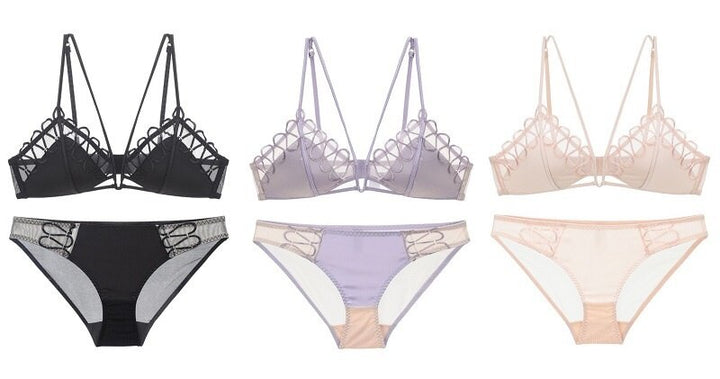 Romantic Embroidered Women's Lingerie Set | All For Me Today