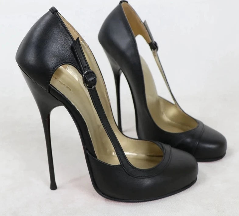 Round Toe Women's Metal Stilettos Pumps | All For Me Today