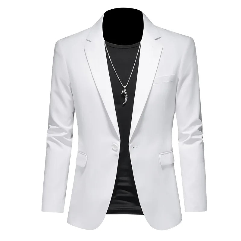 Smart Single Breasted Slim Fit Blazer