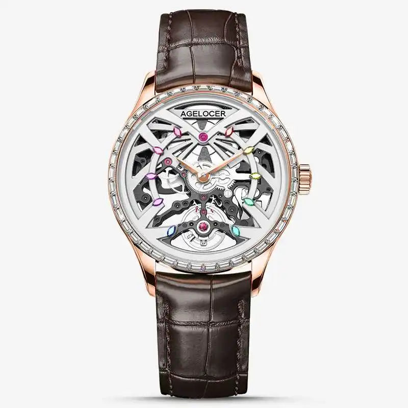Luxury Double-sided Hollow Mechanical Watch