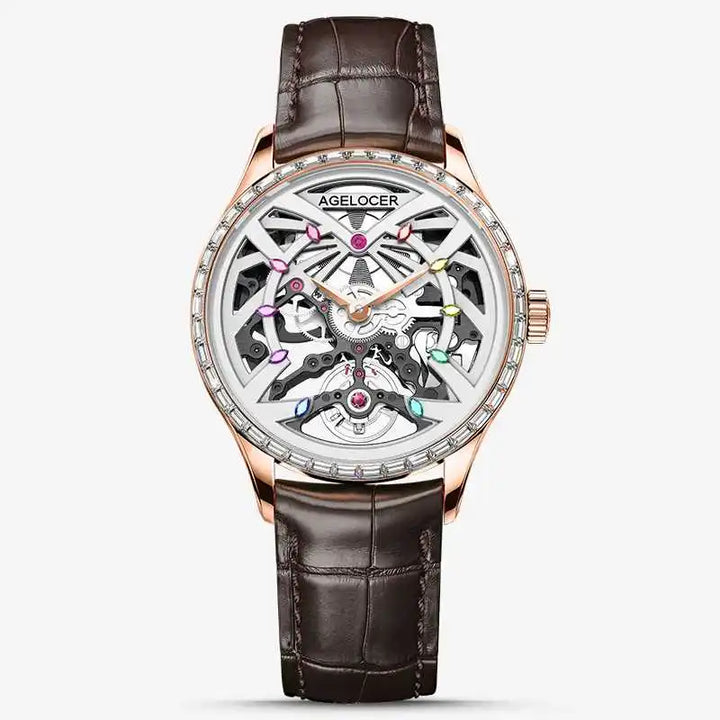 Luxury Double-sided Hollow Mechanical Watch