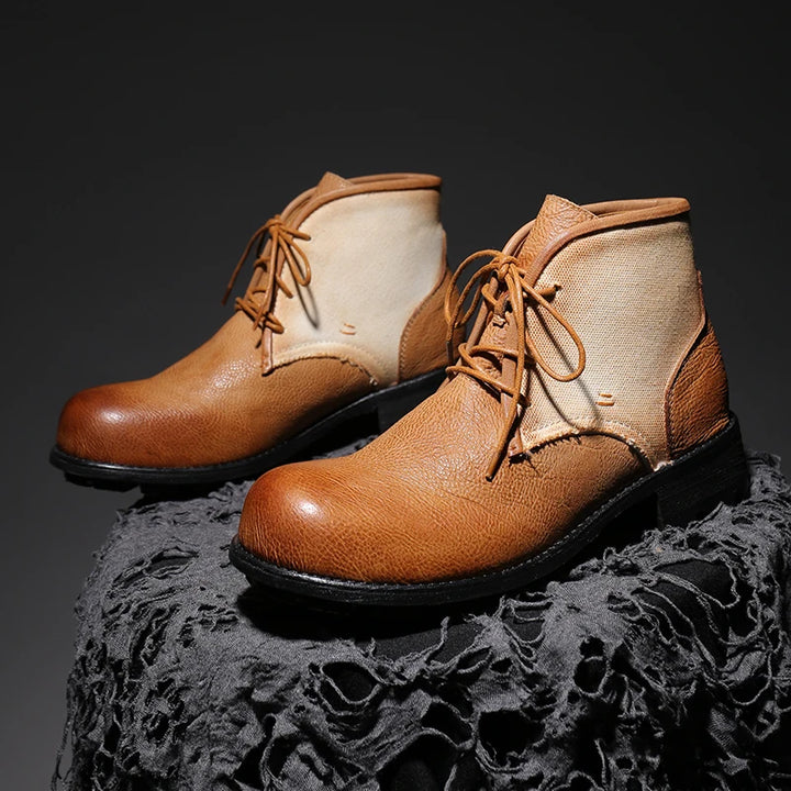 Canvas Crafted Goodyear-Welted Boots