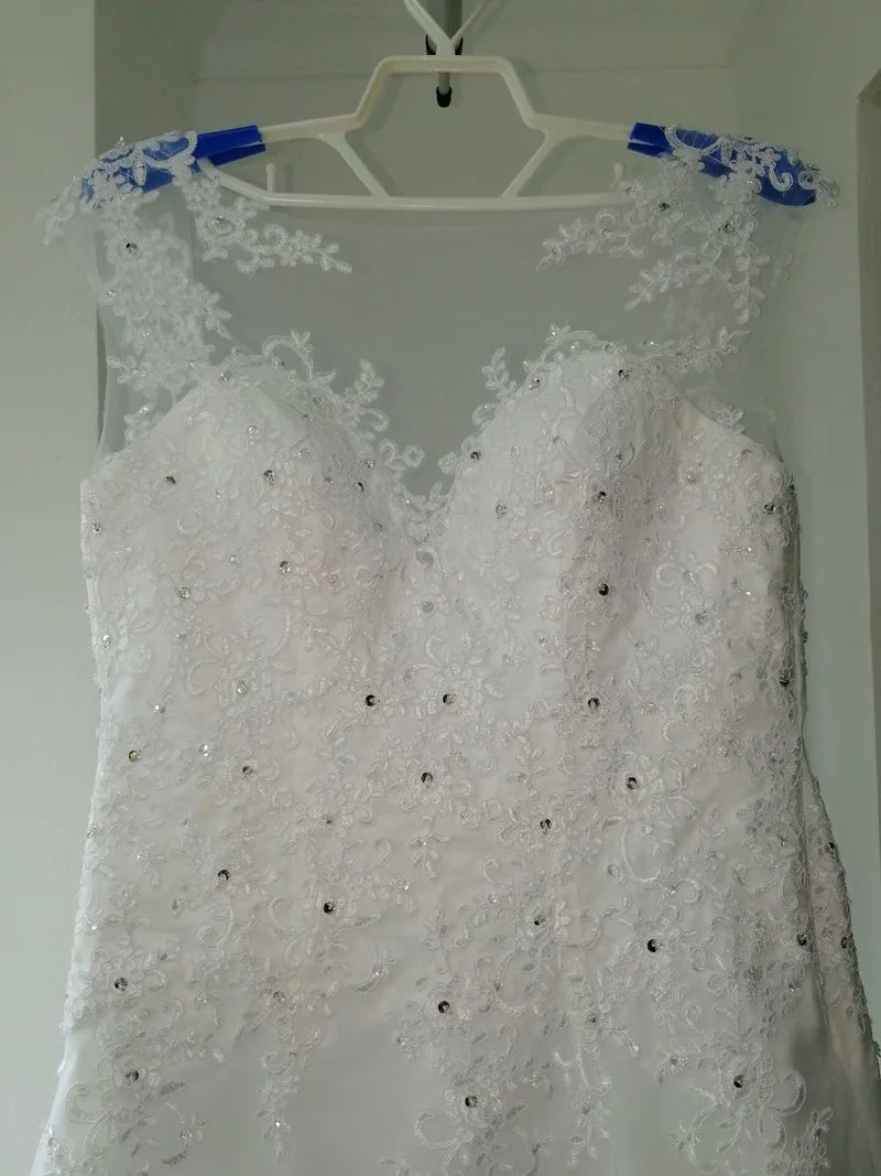 Modern Lace A-Line Wedding Dress