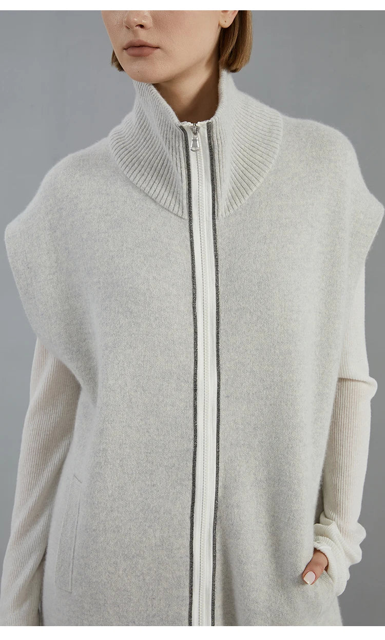 Luxurious Cashmere Long Cardigan Sweater