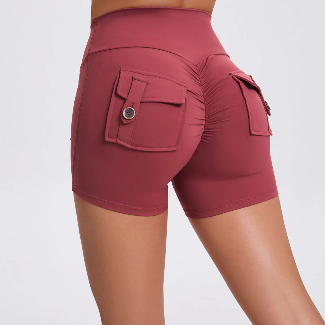 Classic Push-Up Pockets Yoga Shorts