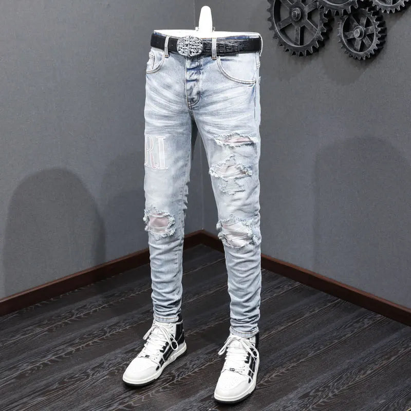Trendy Hip-hop Jeans Pants